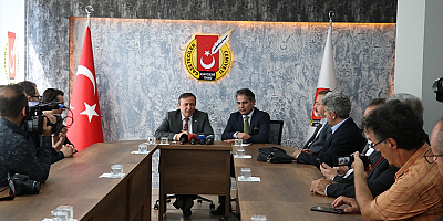 ERÜ Rektörü Çalış'tan, KGC Başkanı Kösedağ'a ziyaret