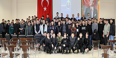 ERÜ Rektörü Prof. Dr. Fatih Altun, OSB Teknik Koleji Öğrencileri ile Buluştu