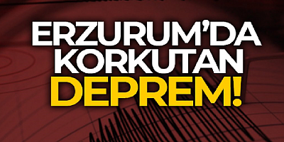 Erzurum'un Çat ilçesinde 4,9 büyüklüğünde deprem