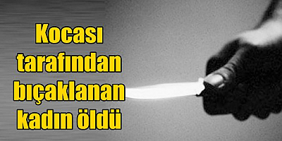 Eşinin bıçakladığı kadın hayatını kaybetti