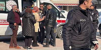Eski karısını bıçakla rehin alan şüpheli, çocuklarını görünce teslim oldu