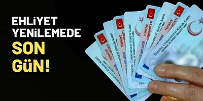 Eski tip ehliyette son gün bugün