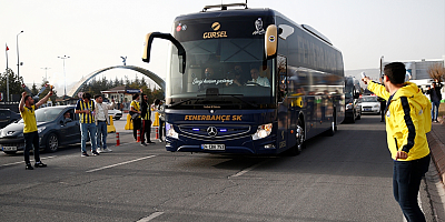 Fenerbahçe kafilesi Kayseri'ye geldi