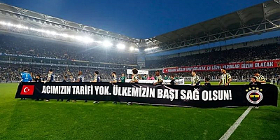Fenerbahçe tribünlerinde 'Hükümet istifa' sloganı