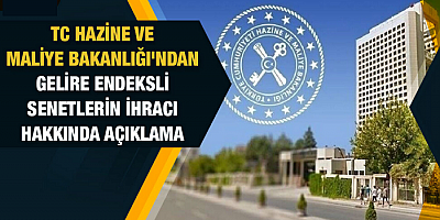 Gelire endeksli devlet iç borçlanma senedi uygulaması başlıyor