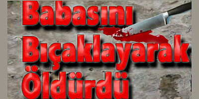 Genç tartıştığı babasını bıçaklayarak öldürdü