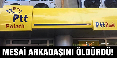 Güvenlik görevlisi, mesai arkadaşını silahla öldürdü