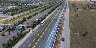 “Hava İkmal 100. Yıl Caddesi Şehrimize Hayırlı Olsun”