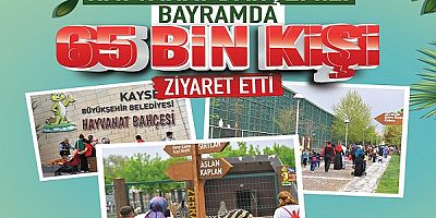 Hayvanat Bahçesini Bayramda 65 Bin Kişi Ziyaret Etti