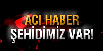 Hudut karakoluna düzenlenen hain saldırıda bir asker şehit oldu, bir asker yaralandı