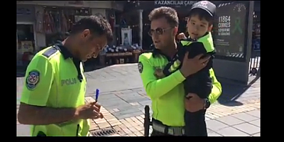  İl Emniyet Müdürlüğü ekipleri, Umutcan'ın polis olma hayalini gerçekleştirdi