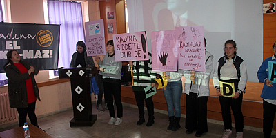 İncesu’da kadına yönelik şiddetle mücadele etkinliği düzenlendi