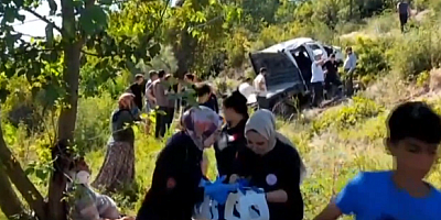 İnşaat işçilerini taşıyan kamyonetin devrilmesi sonucu 1 kişi öldü, 3 kişi yaralandı