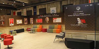 İstiklal şairi'nin sergisi Mevlana Meydanı Genç Ofis’te 