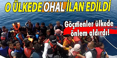 İtalya'da hükümet, kaçak  göçmen akını için OHAL ilan etti