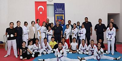 Jandarmadan ERVA sporcularına ziyaret