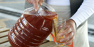 Kadın çiftçi kooperatifi tescilli gilaburu meyvesinden sirke yaptı