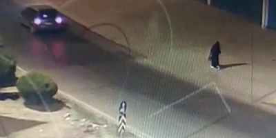 Kadın kılığındaki gasp zanlısı ayağından vurularak yakalandı