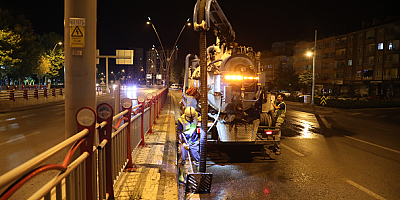 KASKİ'den Gece Çalışması