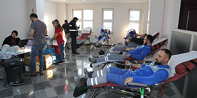 KASKİ Personelinden Kan Bağışına Destek