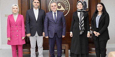 KAYDEM'den ERÜ Rektörü Altun'a ziyaret