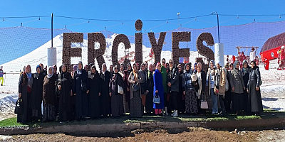 KAYMEK'ten Erciyes Dağı'na Hiç Gitmeyen 55 Kadına Jest