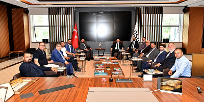 KAYMOS'dan OSB'ye nezaket ziyareti