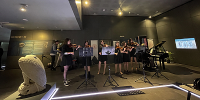 Kayseri Arkeoloji Müzesi'nde piyano ve keman resitali verildi