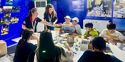 Kayseri Bilim Merkezi’nin Teknofest’teki standına yoğun ilgi  