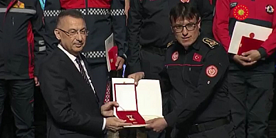 Kayseri Büyükşehir Belediyesi itfaiyesine Devlet Üstün Fedakarlık Madalyası