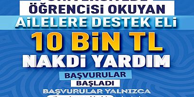 Kayseri Büyükşehir’in 10 Bin TL’lik Üniversite Desteğinde Başvurular Başladı
