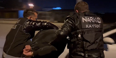 Kayseri'de 1,5 kg uyuşturucu madde ele geçirildi