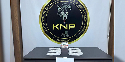  Kayseri'de 1 kilo 7 gram uyuşturucu madde ele geçirildi