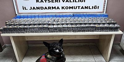 Kayseri'de 1008 paket bandrolsüz sigara ele geçirildi