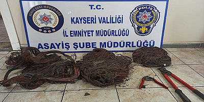 Kayseri'de 12 hırsızlık olayının 9 şüphelisi yakalandı