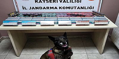 Kayseri'de 158 paket kaçak sigara ele geçirildi
