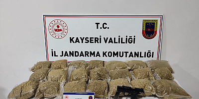 Kayseri'de 16 kilogram sentetik uyuşturucu ele geçirildi