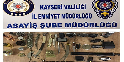 Kayseri'de 2 hırsızlık şüphelisi yakalandı