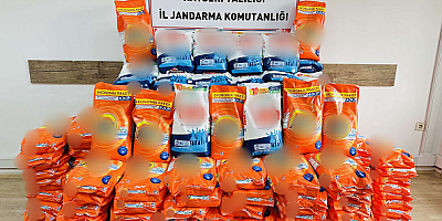 Kayseri'de 2 ton 100 kg sahte toz deterjan ele geçirildi