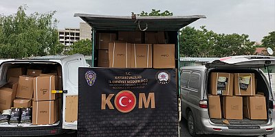 Kayseri'de 2 ton 760 kilogram sahte bandrollü tütün ele geçirildi