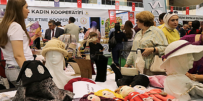 Kayseri'de 22 kadın kooperatifinin ürünlerinin yer aldığı fuar açıldı