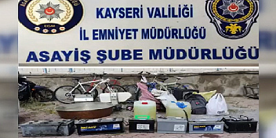 Kayseri'de 23 hırsızlık şüphelisi yakalandı