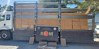 Kayseri'de 3,5 milyon makaron ele geçirildi