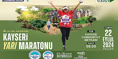 Kayseri'de 4'üncü Uluslararası Yarı Maratonu Heyecanı