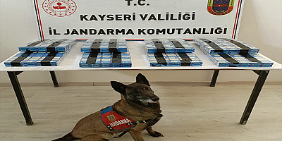 Kayseri'de 400 paket kaçak sigara ele geçirildi