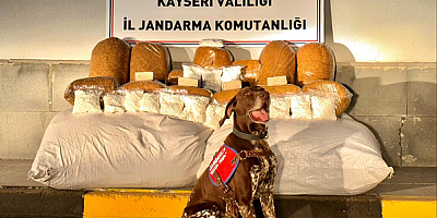 Kayseri'de 450 kg kaçak tütün ele geçirildi