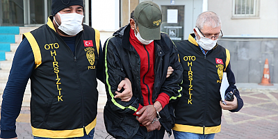 Kayseri'de 5 araç çalan şüpheli yakalandı