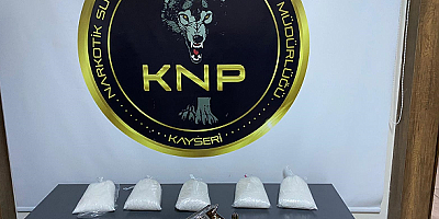 Kayseri'de 5 kilo 750 gram uyuşturucu ele geçirildi