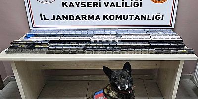 Kayseri'de 525 paket kaçak sigara ele geçirildi
