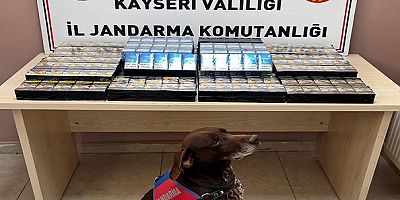 Kayseri'de 570 paket kaçak sigara ele geçirildi
